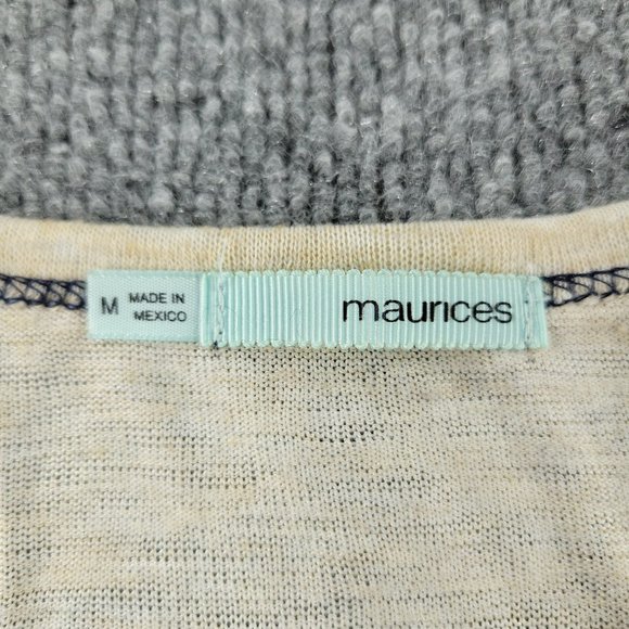 Maurices Tank Top Women's Medium Brown Tan Round Neck Sleeveless Made In USA Sh - Picture 10 of 11